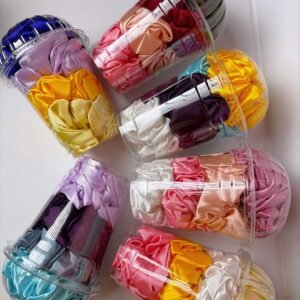 Premium Silk Satin Scrunchies – Gentle on Hair, High on Style